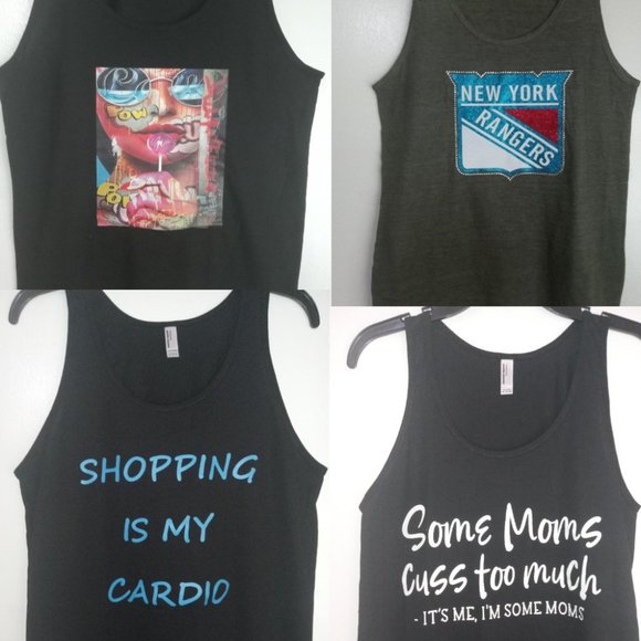 Brand New 4 Piece Set Sealed Women's Graphic Tees Size Medium - Picture 1 of 1